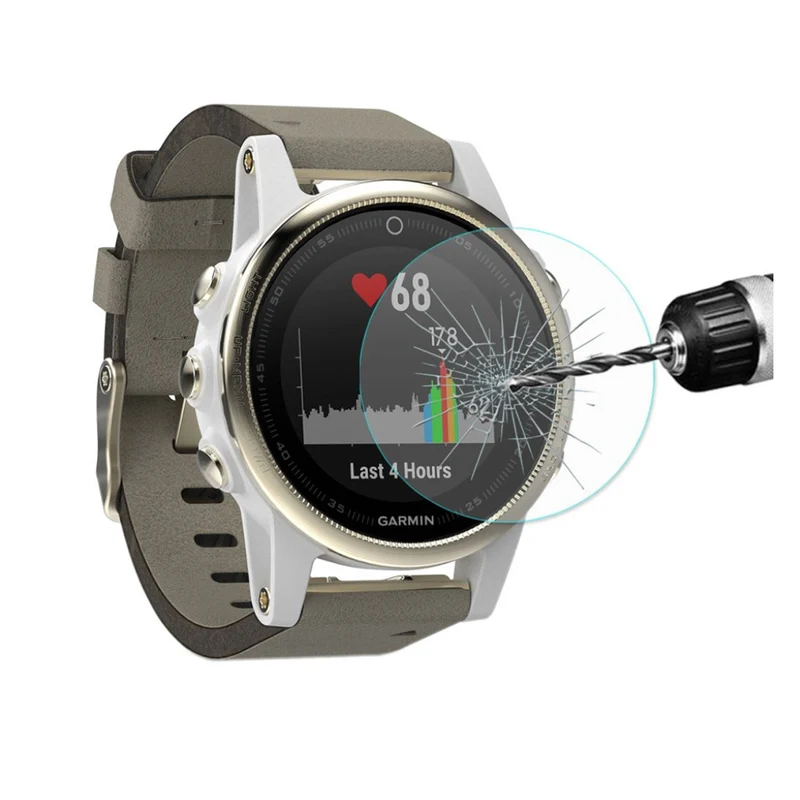 Garmin Fenix 5S Gehärtetes Glas Displayschutz