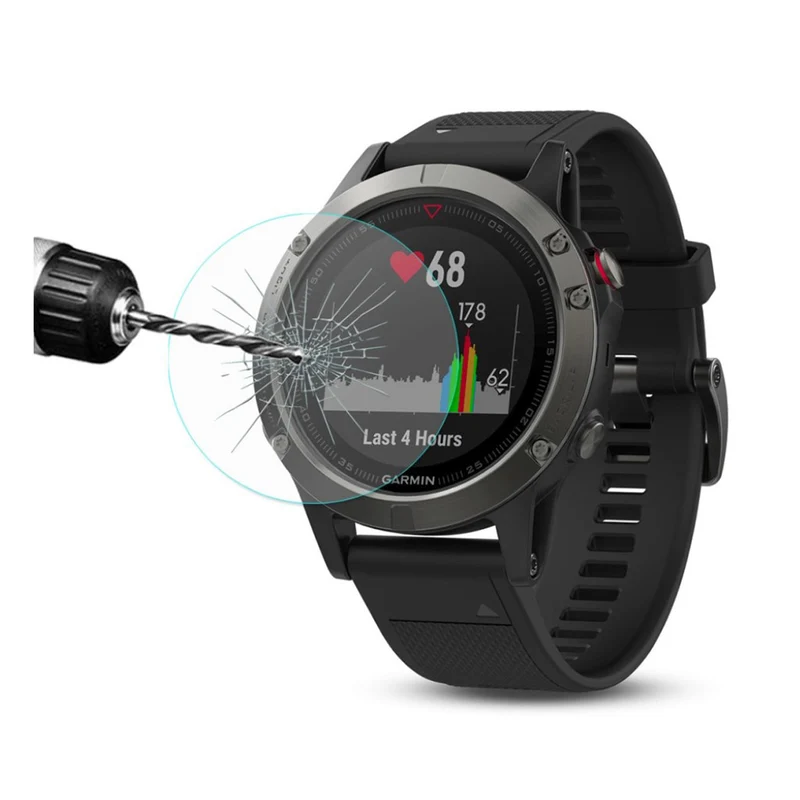 Garmin Fenix 5 Gehärtetes Glas Displayschutz