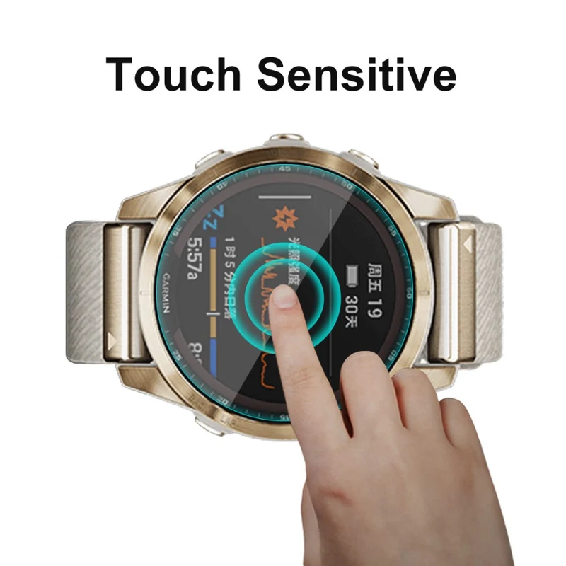 2stück Garmin Fenix 7S Gehärtetes Glas 9H Displayschutz