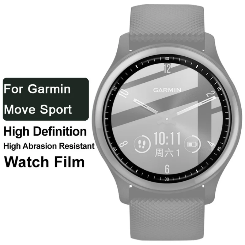 Garmin Vivomove Sport Plastik HD Displayschutz