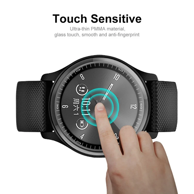 Garmin Vivomove Sport Plastik 3D Gekrümmt Displayschutz