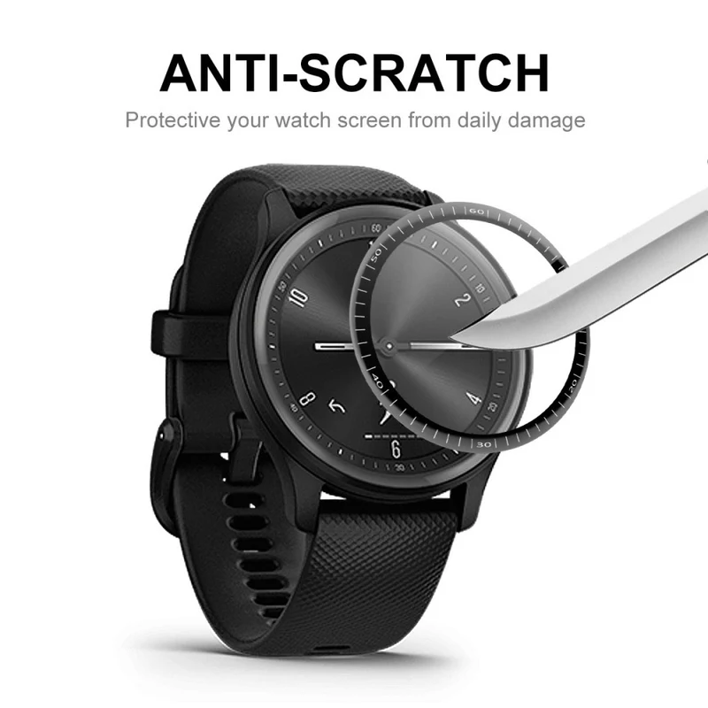 Garmin Vivomove Sport Plastik 3D Gekrümmt Displayschutz