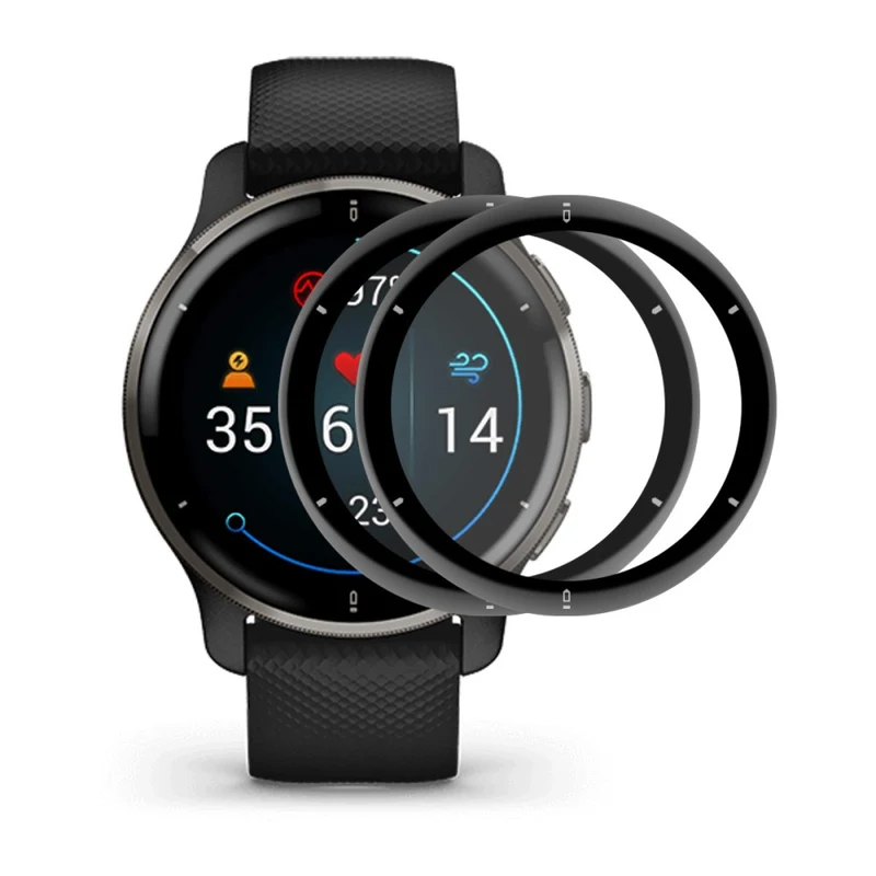 2stück Garmin Venu 2 Plus Plastik Displayschutz