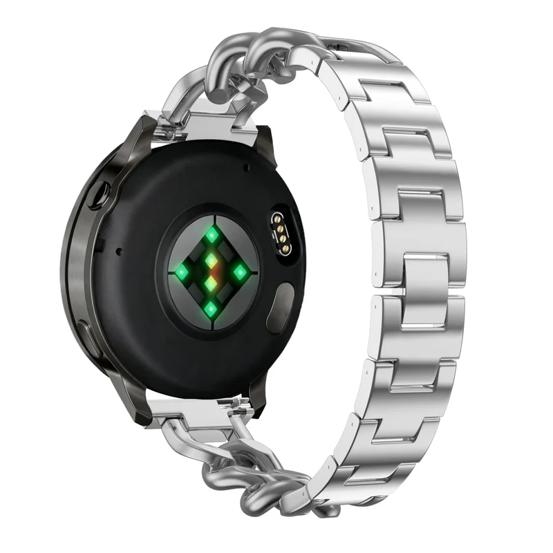 Bandz Garmin Forerunner 170 Metallarmband 'Chains' (Silber)
