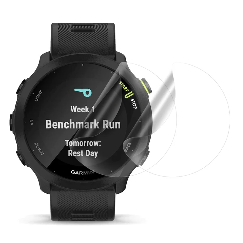 2stück Garmin Forerunner 55 Plastik HD Displayschutz