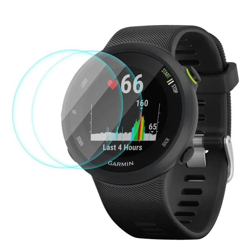 2stück Garmin Forerunner 45 / Garmin Forerunner 45S Gehärtetes Glas 9H Universell Displayschutz