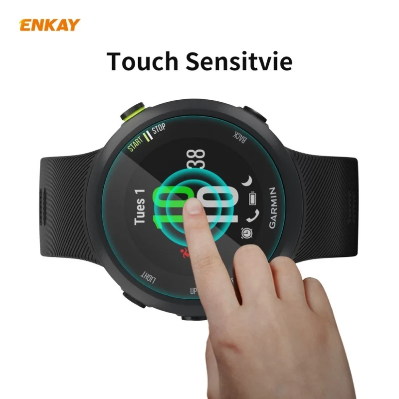 2stück Garmin Forerunner 45 / Garmin Forerunner 45S Gehärtetes Glas 9H Universell Displayschutz