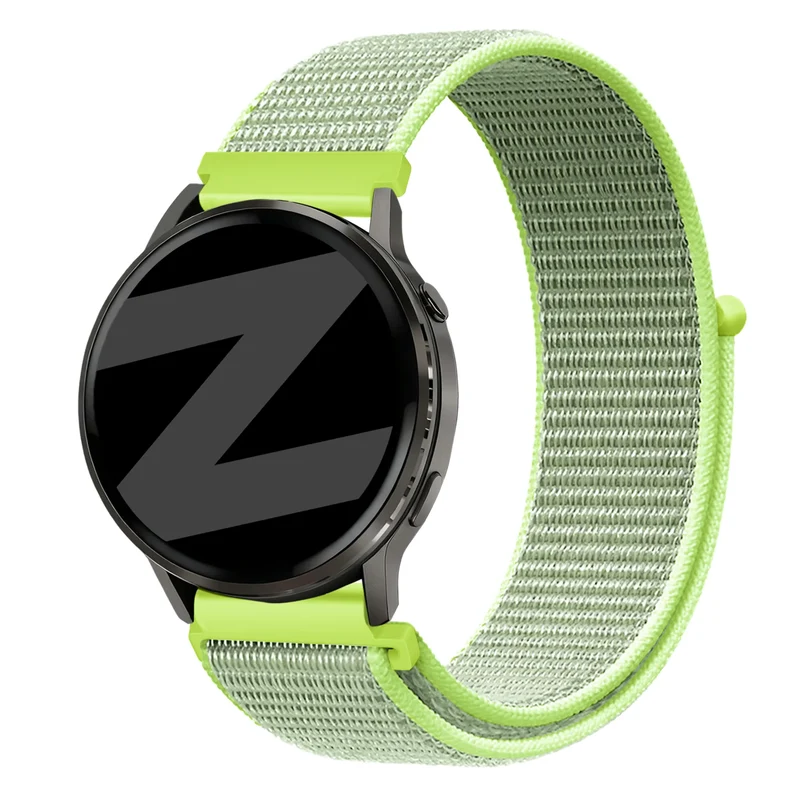 Bandz Garmin Forerunner 170 Nylon Loop Armband (Flash Gelb)