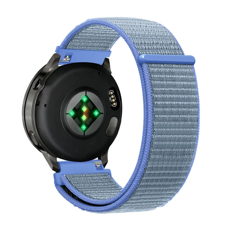 Bandz Garmin Forerunner 170 Nylon Loop Armband (Hellblau)
