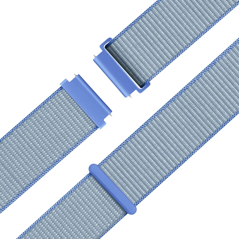 Bandz Garmin Forerunner 170 Nylon Loop Armband (Hellblau)