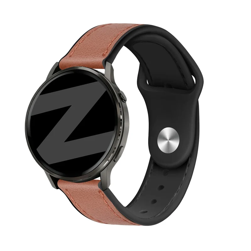 Bandz Garmin Forerunner 70 Lederarmband 'Hybrid' (Braun)