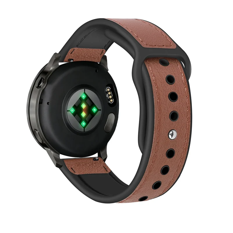 Bandz Garmin Forerunner 70 Lederarmband 'Hybrid' (Braun)