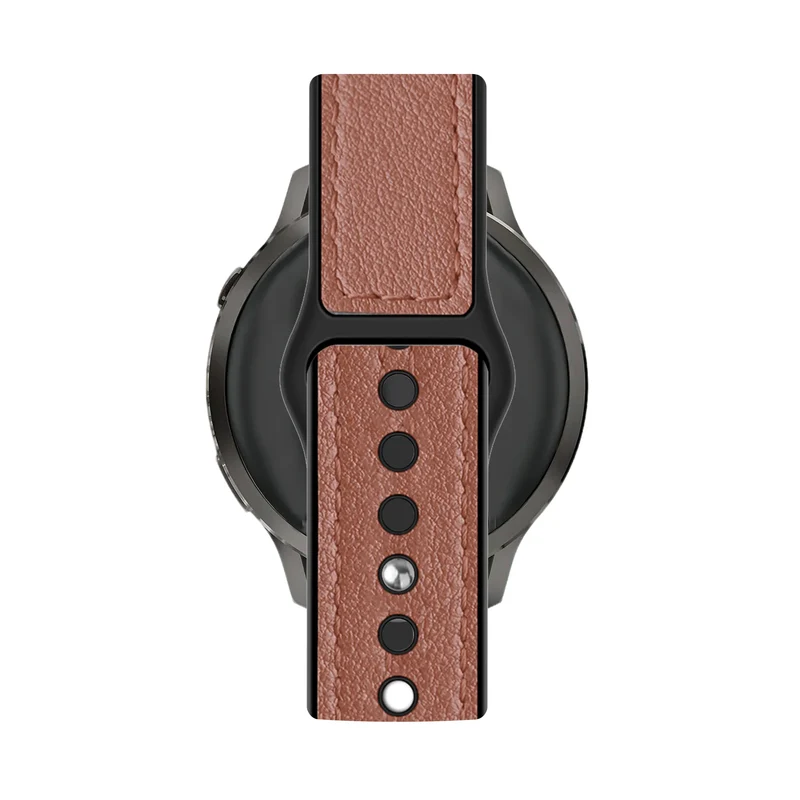 Bandz Garmin Forerunner 70 Lederarmband 'Hybrid' (Braun)