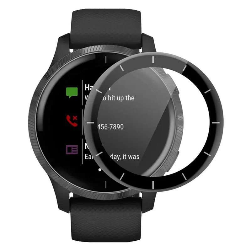 Garmin Venu 2 / Garmin Vivoactive 4 Plastik 3D Gekrümmt Universell Displayschutz
