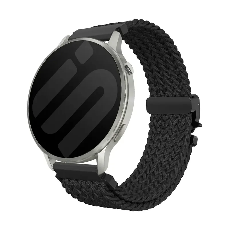 Garmin Forerunner 70 Geflochtenes Armband mit P-Schnalle (Schwarz)