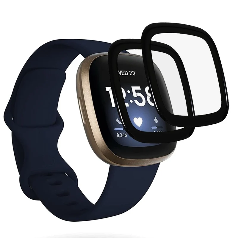 2stück Fitbit Versa 3 Plastik HD Displayschutz