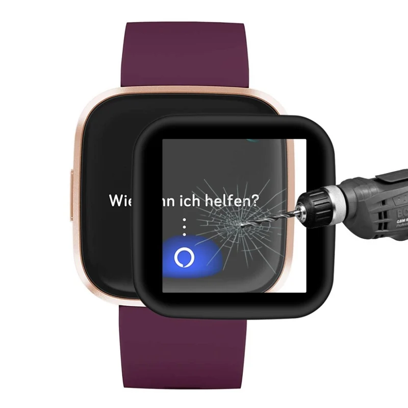 Fitbit Versa 2 Gehärtetes Glas Displayschutz