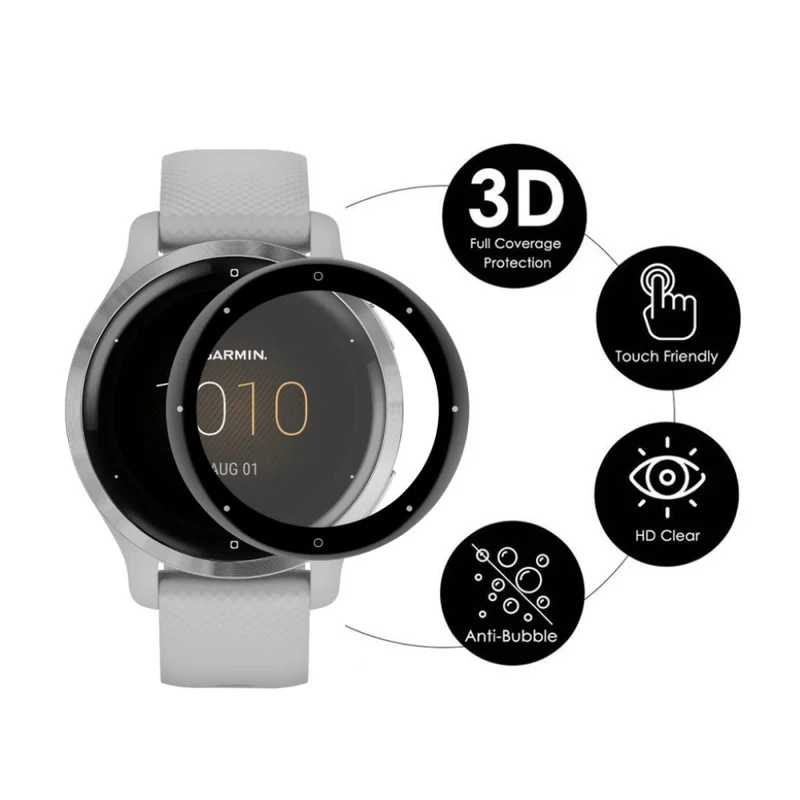 5stück Garmin Venu 2S / Garmin Vivoactive 4S Plastik Universell Displayschutz