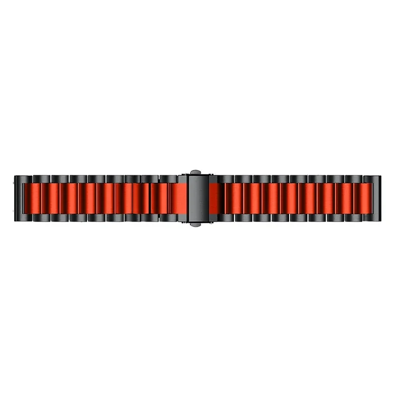 Garmin Forerunner 70 Stahlarmband (Schwarz/Rot)