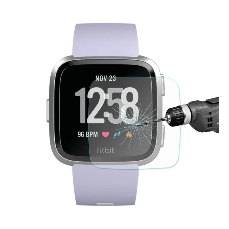 Fitbit Versa 1 Gehärtetes Glas Displayschutz