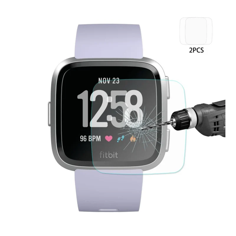 Fitbit Versa 1 Gehärtetes Glas Displayschutz