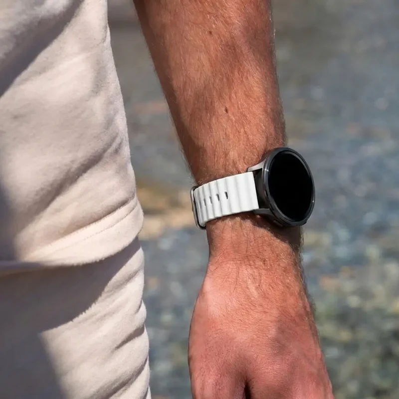 Bandz Garmin Forerunner 70 Ocean Armband 'Classic' (Weiß)