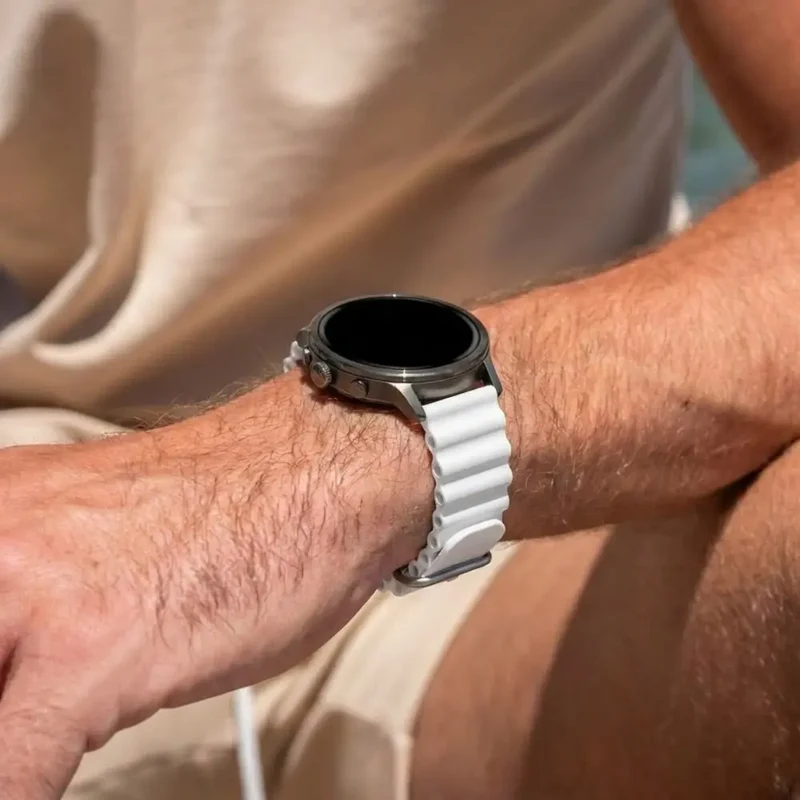 Bandz Garmin Forerunner 70 Ocean Armband 'Classic' (Weiß)
