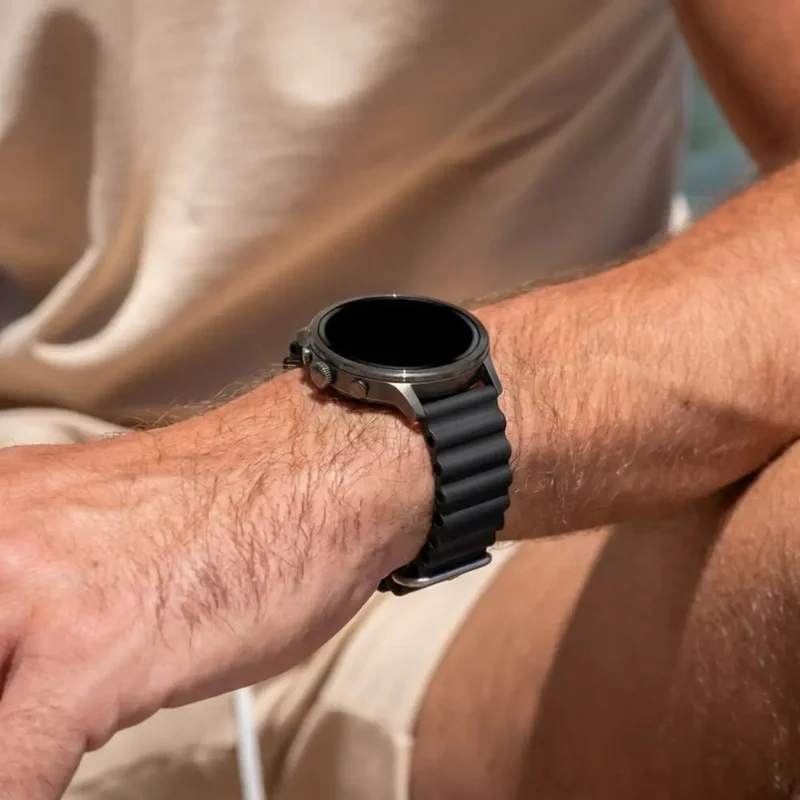 Bandz Garmin Forerunner 70 Ocean Armband 'Classic' (Schwarz)