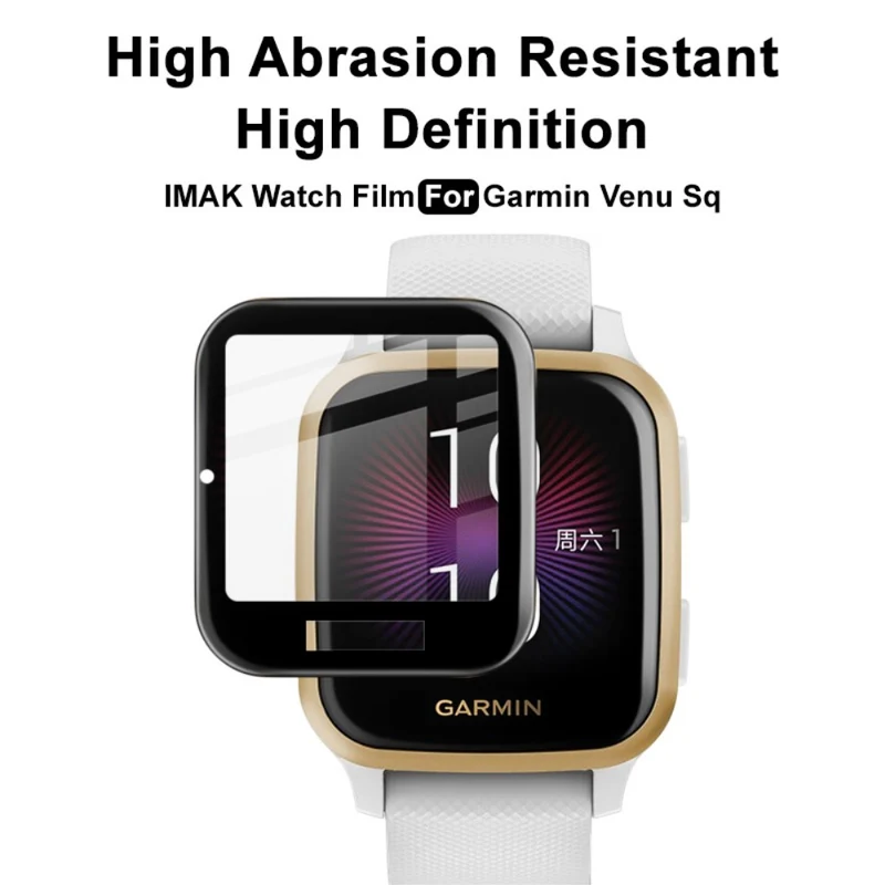 Garmin Venu Sq Plastik HD Displayschutz