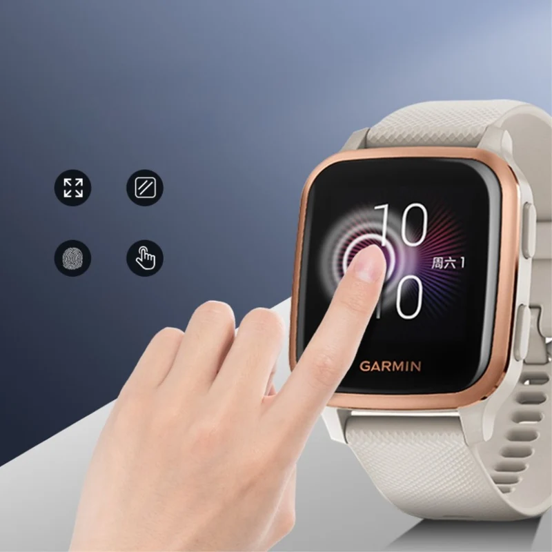 Garmin Venu Sq Plastik HD Displayschutz