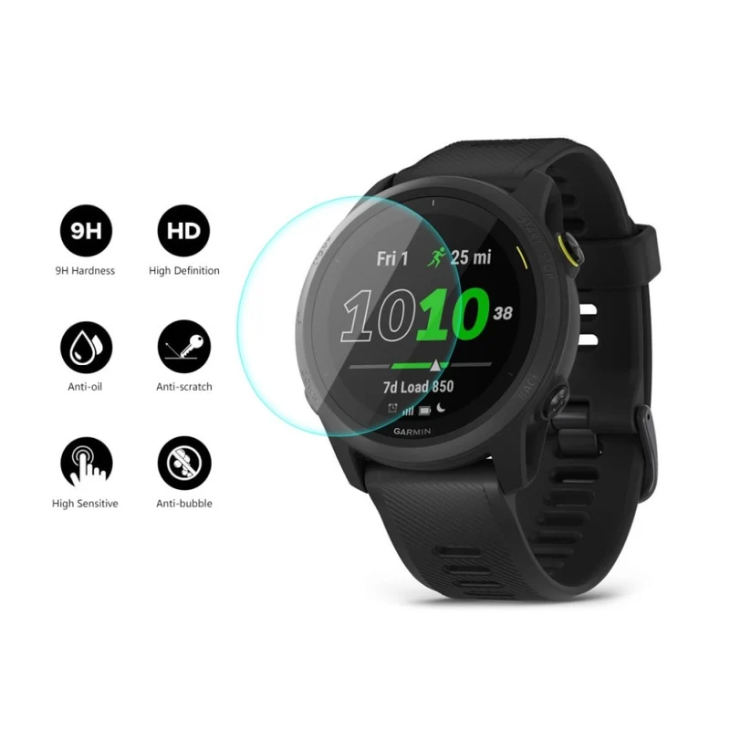 10stück Garmin Forerunner 745 Gehärtetes Glas 9H Displayschutz