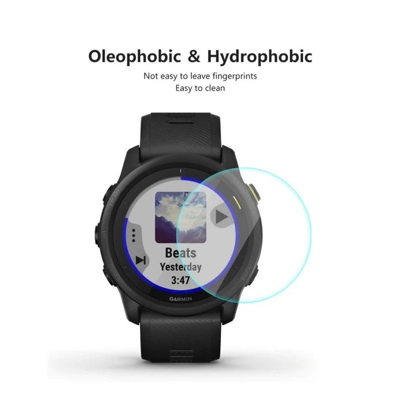 10stück Garmin Forerunner 745 Gehärtetes Glas 9H Displayschutz