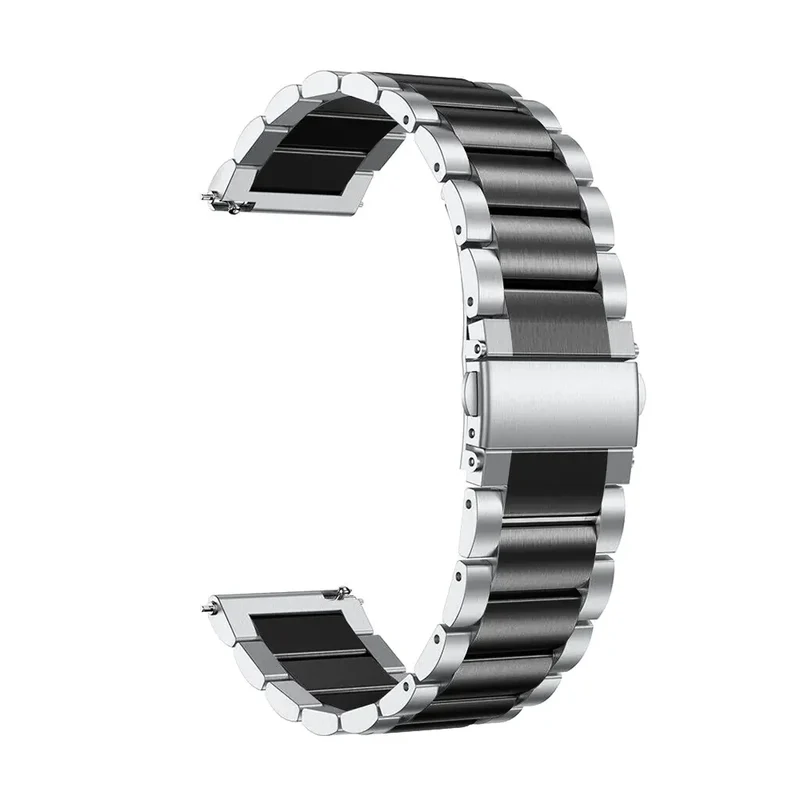 Garmin Forerunner 170 Stahlarmband (Silber/Schwarz)