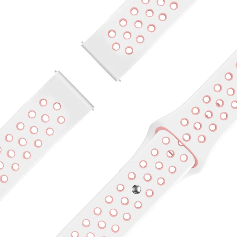 Bandz Garmin Forerunner 70 Sportarmband 'Deluxe' (Weiß/Rosa)