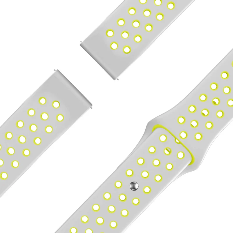 Bandz Garmin Forerunner 170 Sportarmband 'Deluxe' (Grau/Gelb)
