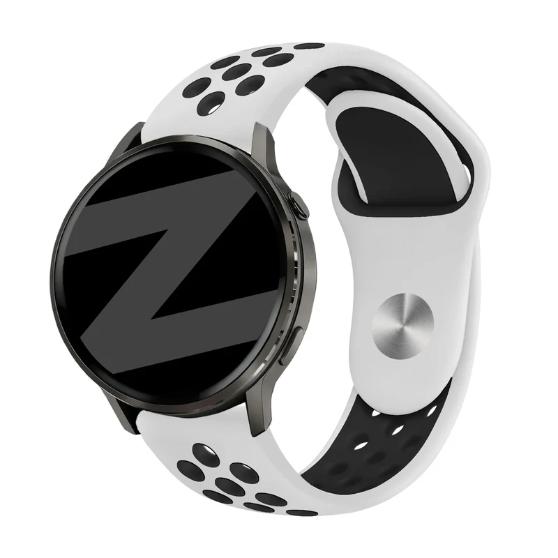 Bandz Garmin Forerunner 170 Sportarmband 'Deluxe' (Weiß/Schwarz)