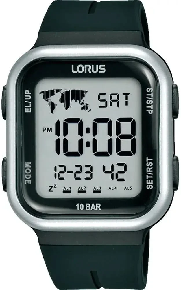 Lorus Digital R2351PX9 Uhr • 10 Bar wasserdicht • EL Backlight