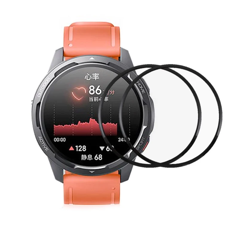 2stück Xiaomi Watch Color 2 Plastik Displayschutz