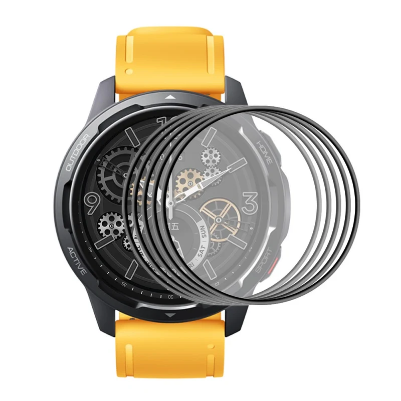 5stück Xiaomi Watch Color 2 Gehärtetes Glas Displayschutz