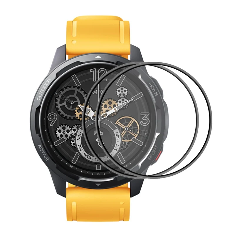 2stück Xiaomi Watch Color 2 Gehärtetes Glas Displayschutz