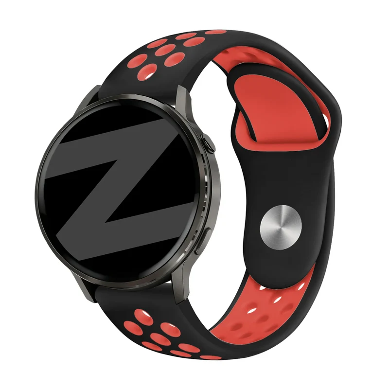Bandz Garmin Forerunner 70 Sportarmband 'Deluxe' (Schwarz/Rot)