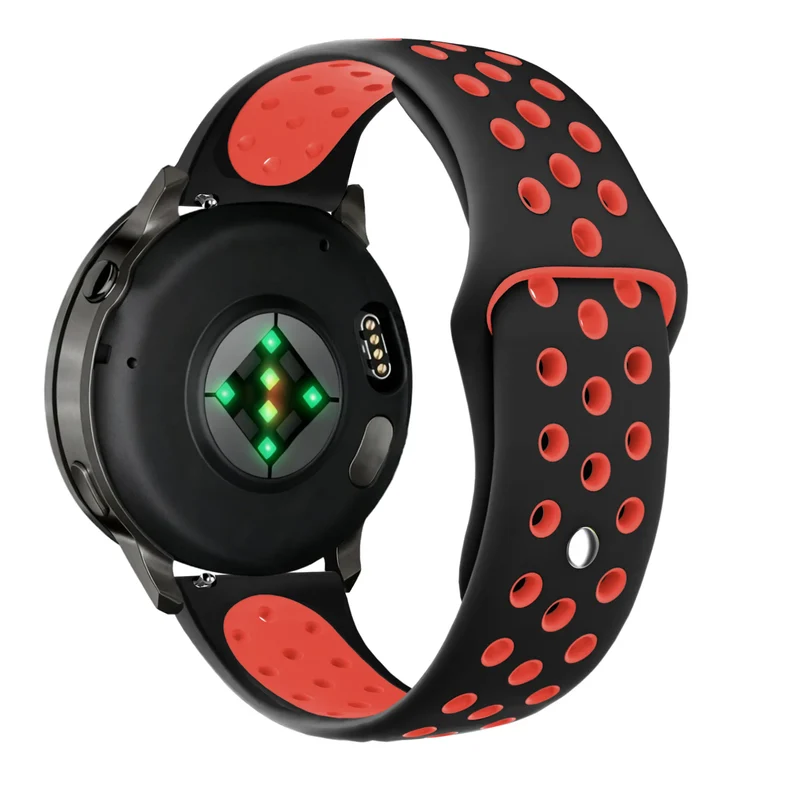 Bandz Garmin Forerunner 70 Sportarmband 'Deluxe' (Schwarz/Rot)