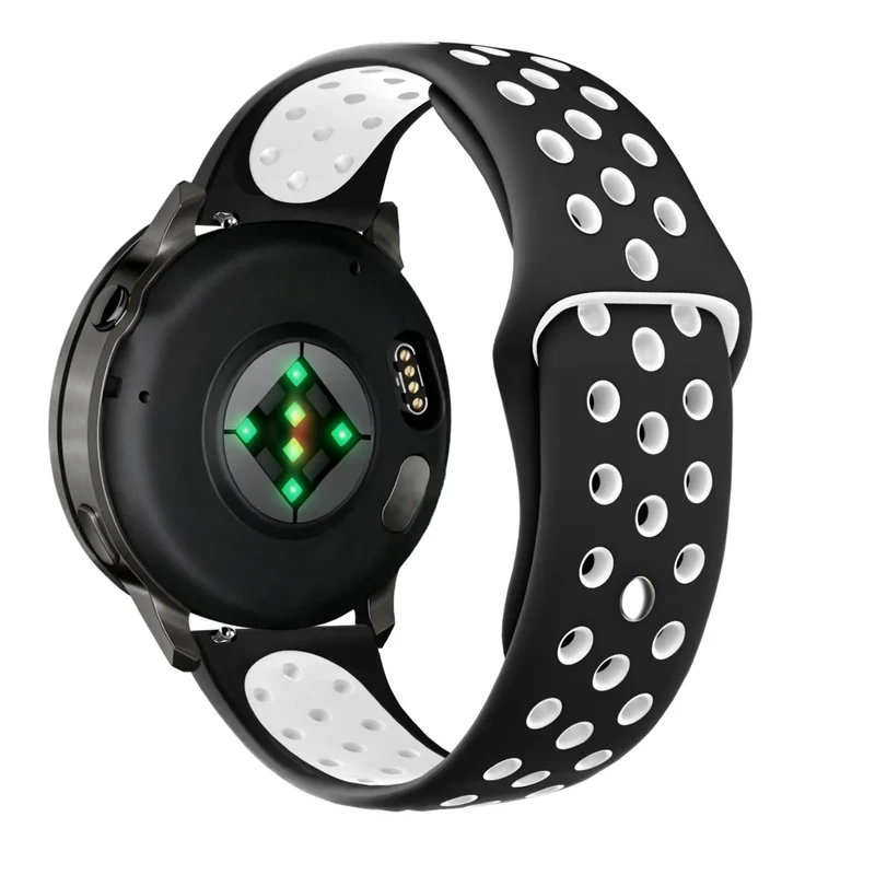 Bandz Garmin Forerunner 170 Sportarmband 'Deluxe' (Schwarz/Weiß)