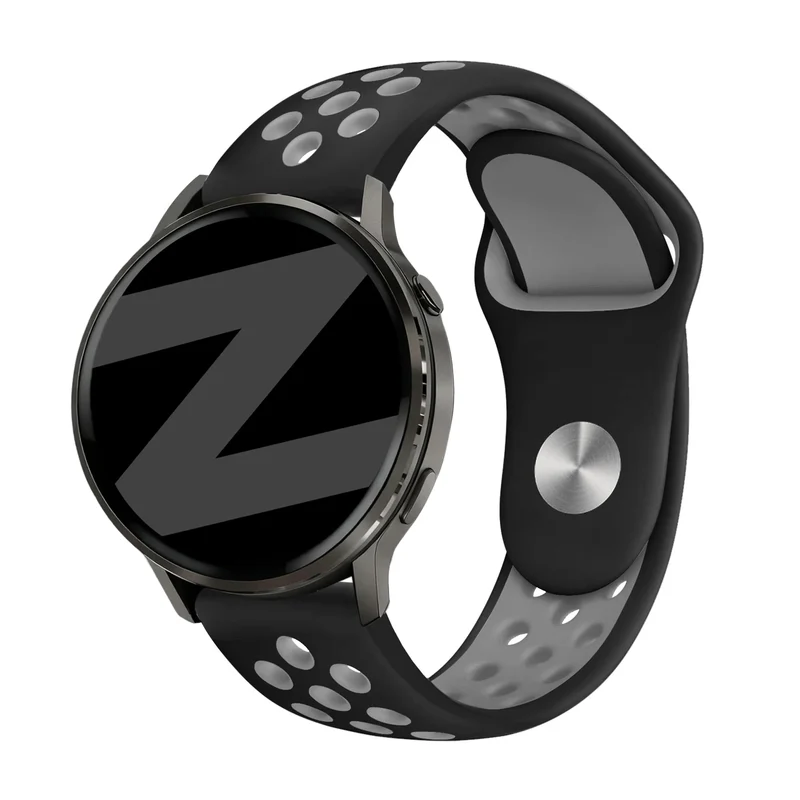 Bandz Garmin Forerunner 170 Sportarmband 'Deluxe' (Schwarz/Grau)