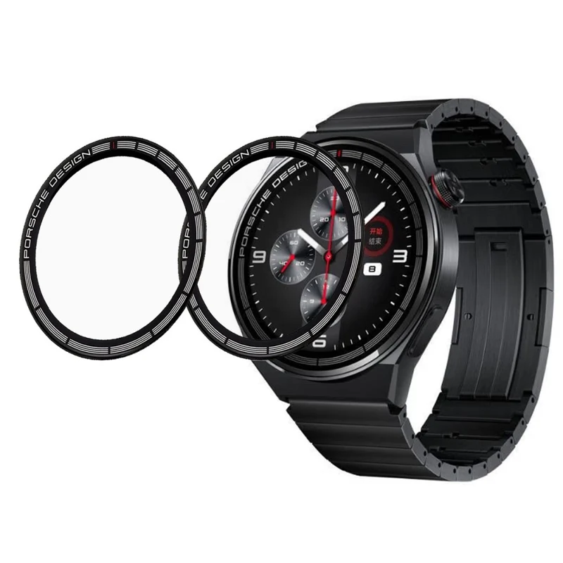 2stück Huawei Watch GT 3 Pro Porsche Design Plastik Displayschutz