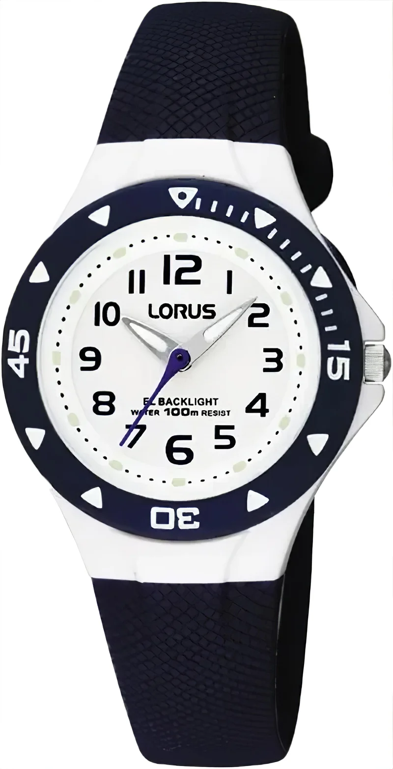 Lorus Young RRX43CX9 Kinder Uhr • 10 Bar wasserdicht • Drehbare Lünette
