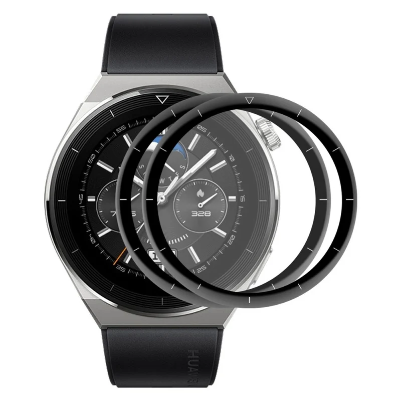 2stück Huawei Watch GT 3 Pro 46mm Plastik Displayschutz