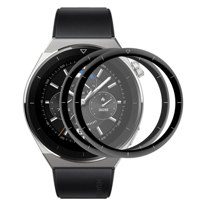 2stück Huawei Watch GT 3 Pro 46mm Plastik Displayschutz