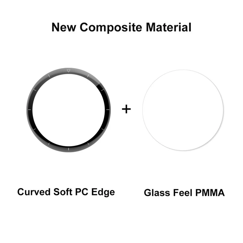 Huawei Watch GT 3 Pro 46mm Plastik 3D Gekrümmt Displayschutz