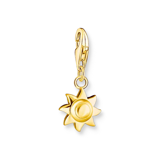 Charm Anhänger 3D-Sonne - 750 Gelbgold Vergoldung Thomas Sabo Modell: 2024-413-39